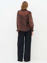 Nu Denmark Erica Shirt - Burgundy Mix