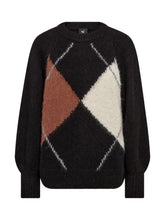 Nu Denmark Eva Blouse Knit - Black Mix