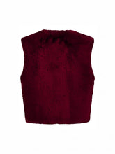 Nooki Edelweiss Faux Fur Gilet - Plum