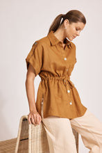 Eb&Ive Miramar Tie Shirt - Caramel