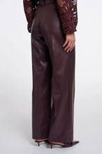 Rino & Pelle Georgina Faux Leather Pants - Chocolate Bean