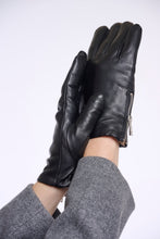 Rino & Pelle Giske Leather Gloves - Black