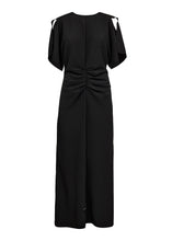 HAUTE L'AMITIE Satari Long Gather Dress - Black