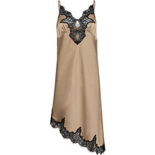 HAUTE L'AMITIE Vivian Asymmetrical Lingerie Dress - Beige