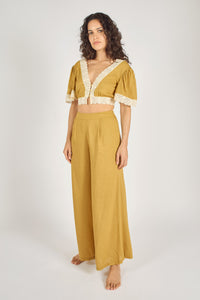 Traffic People Evie Trousers - Mustard