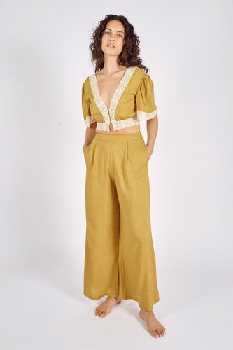 Traffic People Evie Trousers - Mustard