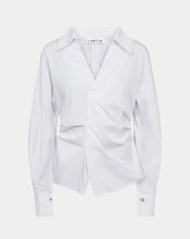 HAUTE L’AMITIÉ Bell Zip Ball Shirt - White
