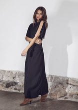 HAUTE L'AMITIE Satari Long Gather Dress - Black