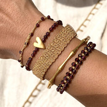 Ibu Jewels Bamboo Bangle Bracelet - Gold