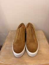Donna Lei Sibley Suede Platform Trainer - Tan