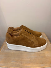 Donna Lei Sibley Suede Platform Trainer - Tan