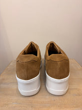 Donna Lei Sibley Suede Platform Trainer - Tan