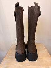 Donna Lei Tiffany Long Suede Boots - Chocolate Brown