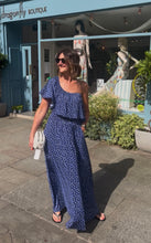 Onjenu Misty Dress - Navy Polka Dot