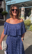 Onjenu Misty Dress - Navy Polka Dot