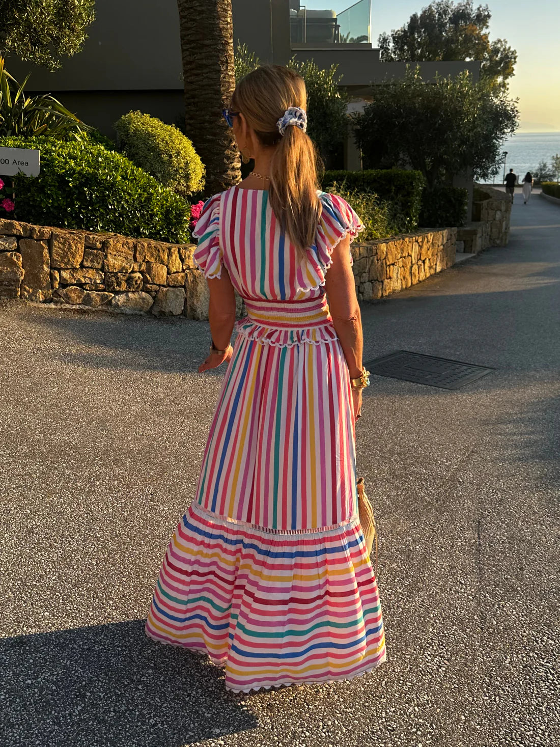 candy stripe maxi dress Candy Stripe Maxi Dress Zenastia