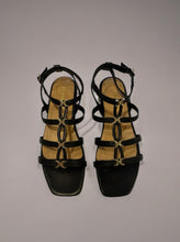 Donna Lei Milly Nappa Sandal - Black