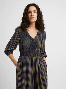 Great Plains Smocked Dress - Indigo