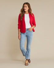 Red Button Blazer Babs Punta - Red