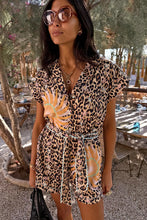 Never Fully Dressed Print Playsuit - Leopard