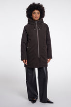 Rino & Pelle Lindy Hooded Parka - Peated & Brown Leopard