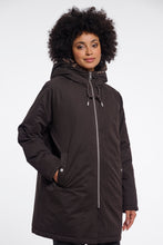 Rino & Pelle Lindy Hooded Parka - Peated & Brown Leopard