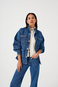 Seventy + Mochi Patch Pocket Mabel Jeans - Vintage Americana