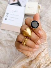 Ibu Jewels Big Love Ring - Gold