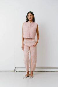 Seventy + Mochi Pablo Vest - Peony Pink