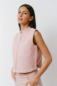 Seventy + Mochi Pablo Vest - Peony Pink