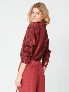 Nu Denmark Rosalil Shirt - Ruby Red