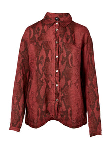 Nu Denmark Rosalil Shirt - Ruby Red