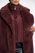 Rino & Pelle Geesje Faux Fur Coat - Chocolate Bean