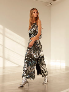 Sofie Schnoor Sequin Maxi Skirt - Silver