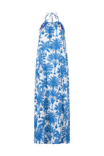 Place du Soleil Palm Dress - Blue