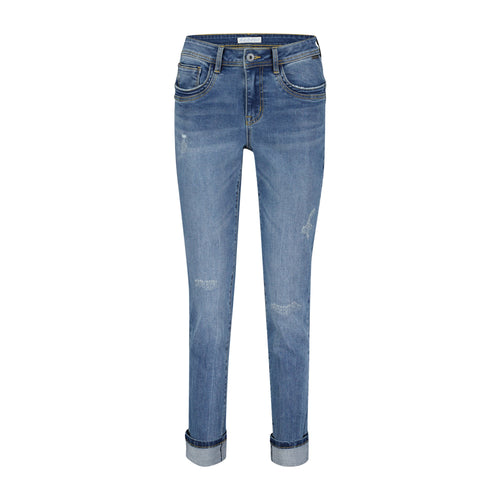 Red Button Laila Rip Jeans - Blue