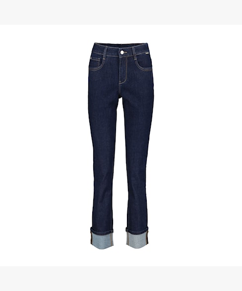 Red Button Kate Jeans - Dark Blue