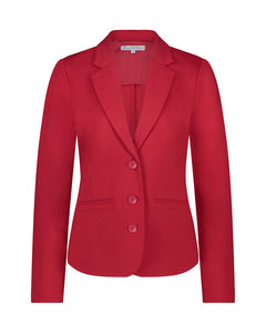 Red Button Blazer Babs Punta - Red