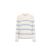 Mos Mosh Bine Stripe Crewneck - Ultramarine