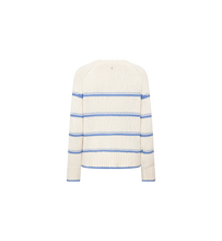 Mos Mosh Bine Stripe Crewneck - Ultramarine