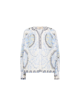 Mos Mosh Wylde Orchid Blouse - Brunnera Blue
