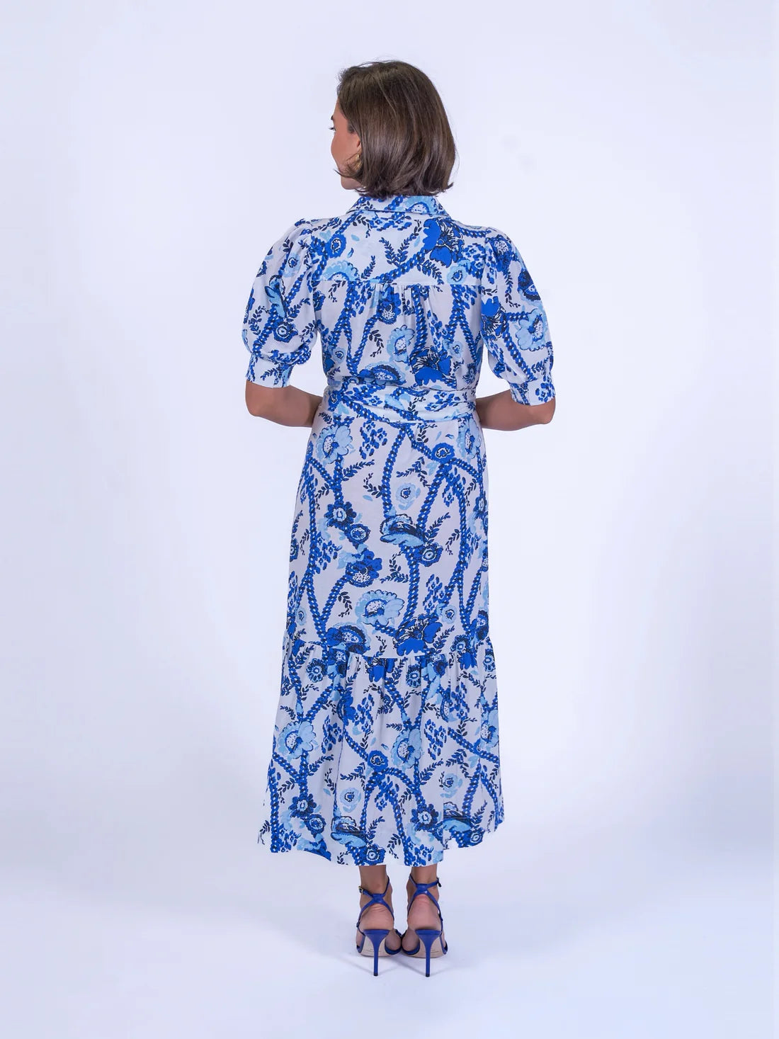New Day Originals Safari Dress- Botanical Blue – Dragonfly Boutique Online New Day Originals Safari Dress- Botanical Blue – Dragonfly Boutique Online