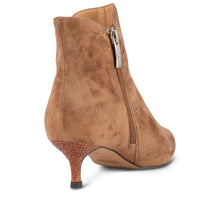 Woden Saga Zip S Boots - Tan