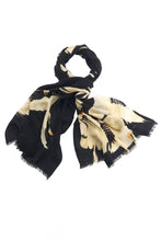 One Hundred Stars Wool Scarf - Black Stork