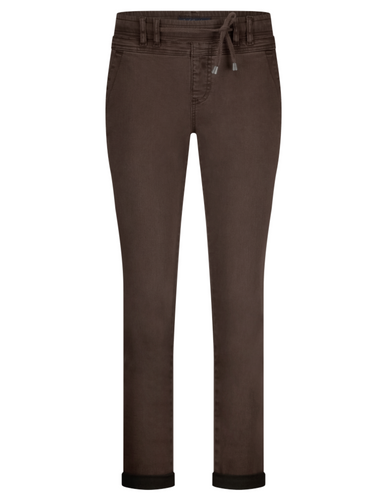 Red Button Tessy Slubtwill Pant - Brown