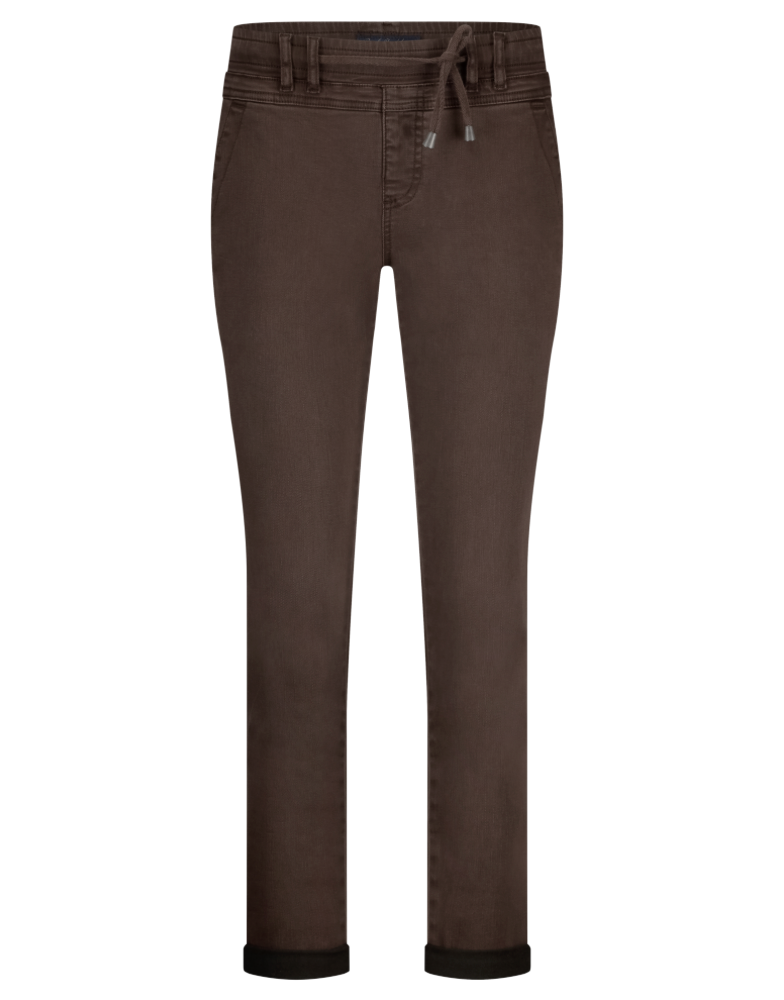 Red Button Tessy Slubtwill Pant - Brown