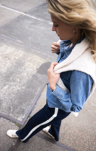 Red Button Colette Punta Sidepatch Pant - Indigo Blue
