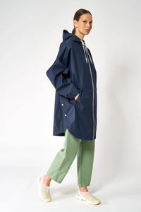 Tanta Sky Raincoat - Navy