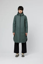 Tanta Ice Long Raincoat - Balsam Green