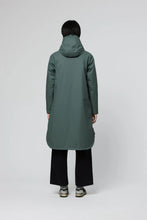 Tanta Ice Long Raincoat - Balsam Green